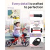 image:imageKRIDDO Kids Tricycles Age 24 Month to 4 Years Toddler Kids Trike for 25 to 5 Year Old Gift Toddler Tricycles for 24 Year Olds Trikes for Toddlers PurpleRed