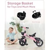 image:imageKRIDDO Kids Tricycles Age 24 Month to 4 Years Toddler Kids Trike for 25 to 5 Year Old Gift Toddler Tricycles for 24 Year Olds Trikes for Toddlers PurplePink Sport