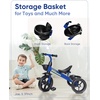 image:imageKRIDDO Kids Tricycles Age 24 Month to 4 Years Toddler Kids Trike for 25 to 5 Year Old Gift Toddler Tricycles for 24 Year Olds Trikes for Toddlers PurpleBlue Sport