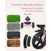 image:imageKRIDDO Kids Tricycles Age 24 Month to 4 Years Toddler Kids Trike for 25 to 5 Year Old Gift Toddler Tricycles for 24 Year Olds Trikes for Toddlers PurplePink Sport