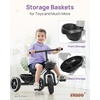 image:imageKRIDDO Kids Tricycles Age 24 Month to 4 Years Toddler Kids Trike for 25 to 5 Year Old Gift Toddler Tricycles for 24 Year Olds Trikes for Toddlers PurpleBlack