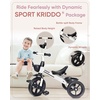 image:imageKRIDDO Kids Tricycles Age 24 Month to 4 Years Toddler Kids Trike for 25 to 5 Year Old Gift Toddler Tricycles for 24 Year Olds Trikes for Toddlers PurpleWhite Sport