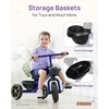 image:imageKRIDDO Kids Tricycles Age 24 Month to 4 Years Toddler Kids Trike for 25 to 5 Year Old Gift Toddler Tricycles for 24 Year Olds Trikes for Toddlers PurpleBlue