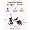 image:imageKRIDDO Kids Tricycles Age 24 Month to 4 Years Toddler Kids Trike for 25 to 5 Year Old Gift Toddler Tricycles for 24 Year Olds Trikes for Toddlers PurplePink