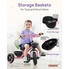 image:imageKRIDDO Kids Tricycles Age 24 Month to 4 Years Toddler Kids Trike for 25 to 5 Year Old Gift Toddler Tricycles for 24 Year Olds Trikes for Toddlers PurplePink