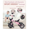 image:imageKRIDDO Kids Tricycles Age 24 Month to 4 Years Toddler Kids Trike for 25 to 5 Year Old Gift Toddler Tricycles for 24 Year Olds Trikes for Toddlers PurplePink Sport