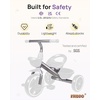 image:imageKRIDDO Kids Tricycles Age 24 Month to 4 Years Toddler Kids Trike for 25 to 5 Year Old Gift Toddler Tricycles for 24 Year Olds Trikes for Toddlers PurpleRed