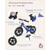 image:imageKRIDDO Pro Toddler Balance Bike 2 Year Old with Hand Brake and Kickstand 12 Inch Push Bicycle Gift Bike for 25 Boys Girls PinkBlue