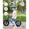 image:imageKRIDDO Pro Toddler Balance Bike 2 Year Old with Hand Brake and Kickstand 12 Inch Push Bicycle Gift Bike for 25 Boys Girls PinkBlue