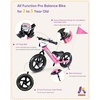 image:imageKRIDDO Pro Toddler Balance Bike 2 Year Old with Hand Brake and Kickstand 12 Inch Push Bicycle Gift Bike for 25 Boys Girls PinkPink