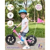 image:imageKRIDDO Pro Toddler Balance Bike 2 Year Old with Hand Brake and Kickstand 12 Inch Push Bicycle Gift Bike for 25 Boys Girls PinkPink