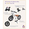 image:imageKRIDDO Pro Toddler Balance Bike 2 Year Old with Hand Brake and Kickstand 12 Inch Push Bicycle Gift Bike for 25 Boys Girls PinkWhite