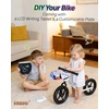 image:imageKRIDDO Toddler Balance Bike 2 Year Old Age 18 Months to 5 Years Old 12 Inch Push Bicycle with Customize Plate 3 Sets of Stickers Included Gift Bike for 23 Boys Girls GreenWhite Led