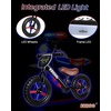 image:imageKRIDDO Toddler Balance Bike 2 Year Old Age 18 Months to 5 Years Old 12 Inch Push Bicycle with Customize Plate 3 Sets of Stickers Included Gift Bike for 23 Boys Girls GreenBlack Led