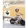 image:imageKRIDDO Toddler Balance Bike 2 Year Old Age 18 Months to 5 Years Old 12 Inch Push Bicycle with Customize Plate 3 Sets of Stickers Included Gift Bike for 23 Boys Girls GreenWhite