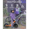 image:imageKRIDDO Toddler Balance Bike 2 Year Old Age 18 Months to 5 Years Old 12 Inch Push Bicycle with Customize Plate 3 Sets of Stickers Included Gift Bike for 23 Boys Girls GreenOrange