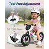 image:imageKRIDDO Toddler Balance Bike 2 Year Old Age 18 Months to 5 Years Old 12 Inch Push Bicycle with Customize Plate 3 Sets of Stickers Included Gift Bike for 23 Boys Girls GreenWhite Led