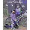 image:imageKRIDDO Toddler Balance Bike 2 Year Old Age 18 Months to 5 Years Old 12 Inch Push Bicycle with Customize Plate 3 Sets of Stickers Included Gift Bike for 23 Boys Girls GreenBlue