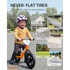 image:imageKRIDDO Toddler Balance Bike 2 Year Old Age 18 Months to 5 Years Old 12 Inch Push Bicycle with Customize Plate 3 Sets of Stickers Included Gift Bike for 23 Boys Girls GreenOrange