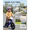 image:imageKRIDDO Toddler Balance Bike 2 Year Old Age 18 Months to 5 Years Old 12 Inch Push Bicycle with Customize Plate 3 Sets of Stickers Included Gift Bike for 23 Boys Girls GreenBlue