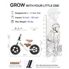 image:imageKRIDDO Toddler Balance Bike 2 Year Old Age 18 Months to 5 Years Old 12 Inch Push Bicycle with Customize Plate 3 Sets of Stickers Included Gift Bike for 23 Boys Girls GreenWhite