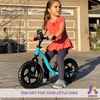 image:imageKRIDDO Toddler Balance Bike 2 Year Old Age 24 Months to 5 Years Old Early Learning Interactive Push Bicycle with Steady Balancing Gift Bike for 25 Boys Girls GreenBlue