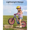 image:imageKRIDDO Toddler Balance Bike 2 Year Old Age 24 Months to 5 Years Old Early Learning Interactive Push Bicycle with Steady Balancing Gift Bike for 25 Boys Girls GreenLedpurple