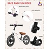 image:imageKRIDDO Toddler Balance Bike 2 Year Old Age 24 Months to 5 Years Old Early Learning Interactive Push Bicycle with Steady Balancing Gift Bike for 25 Boys Girls GreenWhite