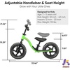 image:imageKRIDDO Toddler Balance Bike 2 Year Old Age 24 Months to 5 Years Old Early Learning Interactive Push Bicycle with Steady Balancing Gift Bike for 25 Boys Girls GreenGreen