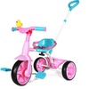 image:imageKRIDDO 2 in 1 Kids Tricycles Age 18 Month to 3 Years EVA Wheels Upgraded Trikes Gift for Toddlers 2 to 3 Year Old with Push Handle and Duck Bell BlueEva Wheelpink