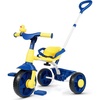 image:imageKRIDDO 2 in 1 Kids Tricycles Age 18 Month to 3 Years EVA Wheels Upgraded Trikes Gift for Toddlers 2 to 3 Year Old with Push Handle and Duck Bell BlueEva Wheelblue