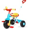 image:imageKRIDDO 2 in 1 Kids Tricycles Age 18 Month to 3 Years EVA Wheels Upgraded Trikes Gift for Toddlers 2 to 3 Year Old with Push Handle and Duck Bell BlueLight Blue