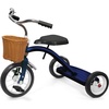 image:imageKRIDDO Classic All Metal Toddler Trike Gift for Boys and Girls Ages 2 to 4 Year Old Tricycle for 1 to 3 Year Olds Sturdy Rear Deck Deluxe Steer and Ergonomics Grip Indoor and Outdoor BlueBlue