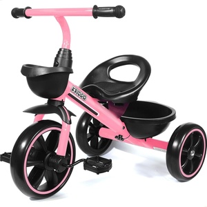 image:imageKRIDDO Kids Tricycles Age 24 Month to 4 Years Toddler Kids Trike for 25 to 5 Year Old Gift Toddler Tricycles for 24 Year Olds Trikes for Toddlers PurplePink