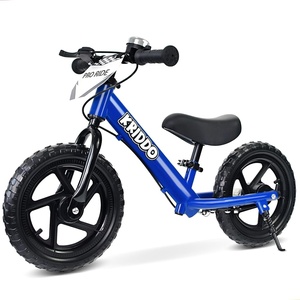 image:imageKRIDDO Pro Toddler Balance Bike 2 Year Old with Hand Brake and Kickstand 12 Inch Push Bicycle Gift Bike for 25 Boys Girls PinkBlue