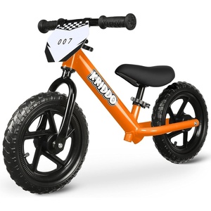 image:imageKRIDDO Toddler Balance Bike 2 Year Old Age 18 Months to 5 Years Old 12 Inch Push Bicycle with Customize Plate 3 Sets of Stickers Included Gift Bike for 23 Boys Girls GreenOrange