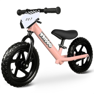 image:imageKRIDDO Toddler Balance Bike 2 Year Old Age 18 Months to 5 Years Old 12 Inch Push Bicycle with Customize Plate 3 Sets of Stickers Included Gift Bike for 23 Boys Girls GreenPinka