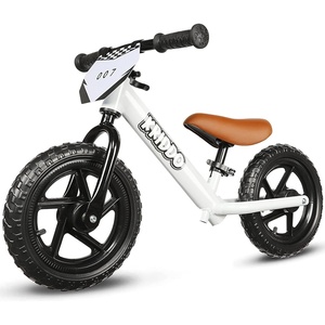 image:imageKRIDDO Toddler Balance Bike 2 Year Old Age 18 Months to 5 Years Old 12 Inch Push Bicycle with Customize Plate 3 Sets of Stickers Included Gift Bike for 23 Boys Girls GreenWhite