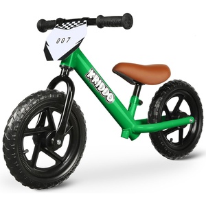image:imageKRIDDO Toddler Balance Bike 2 Year Old Age 18 Months to 5 Years Old 12 Inch Push Bicycle with Customize Plate 3 Sets of Stickers Included Gift Bike for 23 Boys Girls GreenGreen