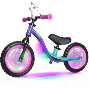 image:imageKRIDDO Toddler Balance Bike 2 Year Old Age 24 Months to 5 Years Old Early Learning Interactive Push Bicycle with Steady Balancing Gift Bike for 25 Boys Girls GreenLedpurple